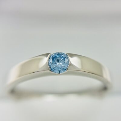 お客様が実際に制作された、品番MDR-109のメモリアルダイヤモンドリン