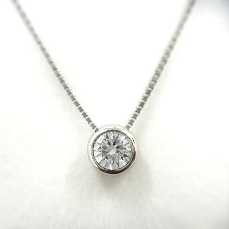 遺骨ダイヤモンドネックレス MDN-106(M. I様/東京都) 。シンプルで人気のMDN-106